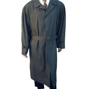 London Fog London Club Double Breasted Lined Trench Coat Size 40L